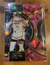 2024 Select WNBA Aaliyah Edwards Rookie RC Premier Pink Cracked Ice Prizm