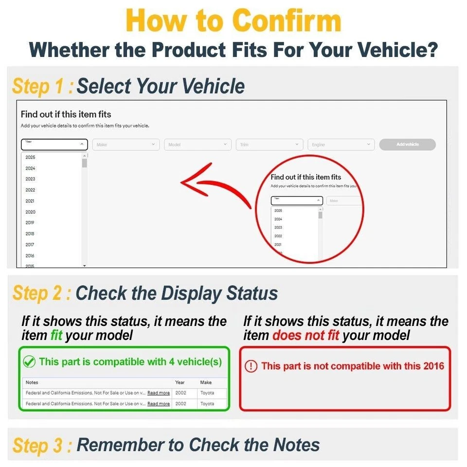 Rear Catalytic + Exhaust Pipe Fits 2010-2013 Mazda 3 | 3 Sport  2.0L & 2.5L NEW - Image 2 of 4