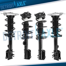 FWD Front Rear Struts w/ Coil Spring Assembly for 2017-2021 Jeep Compass MP Body
