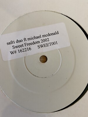 Safri Duo Feat Michael McDonald Sweet Freedom House Club Remix Vinyl Record 2002