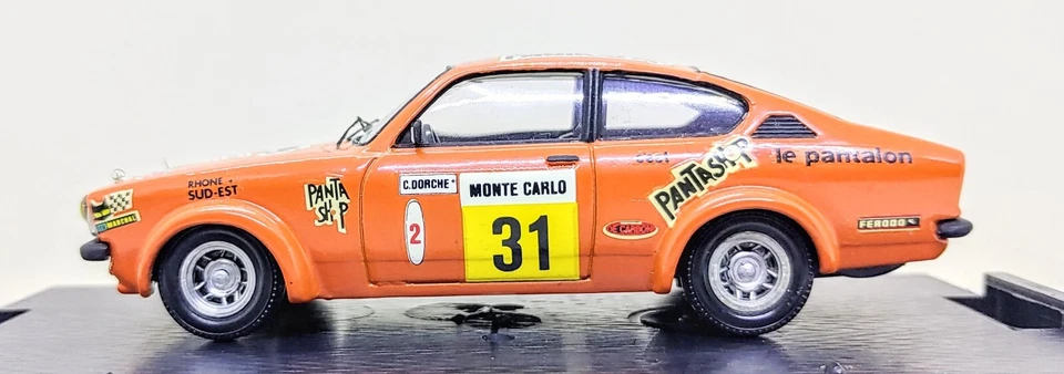 SOLIDO 1/43 Opel Kadett GT/E Rally Montecarlo 1978 #31, elaborata, con vetrina - Immagine 2 di 4