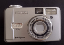 PENTAX OPTIO 230 digitale in ottime condizioni anno 2002 con scatola e documenti