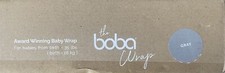 THE BOBA WRAP Baby Carrier Child Newborn Sling Up to 35 lbs. GRAY New Box Damage