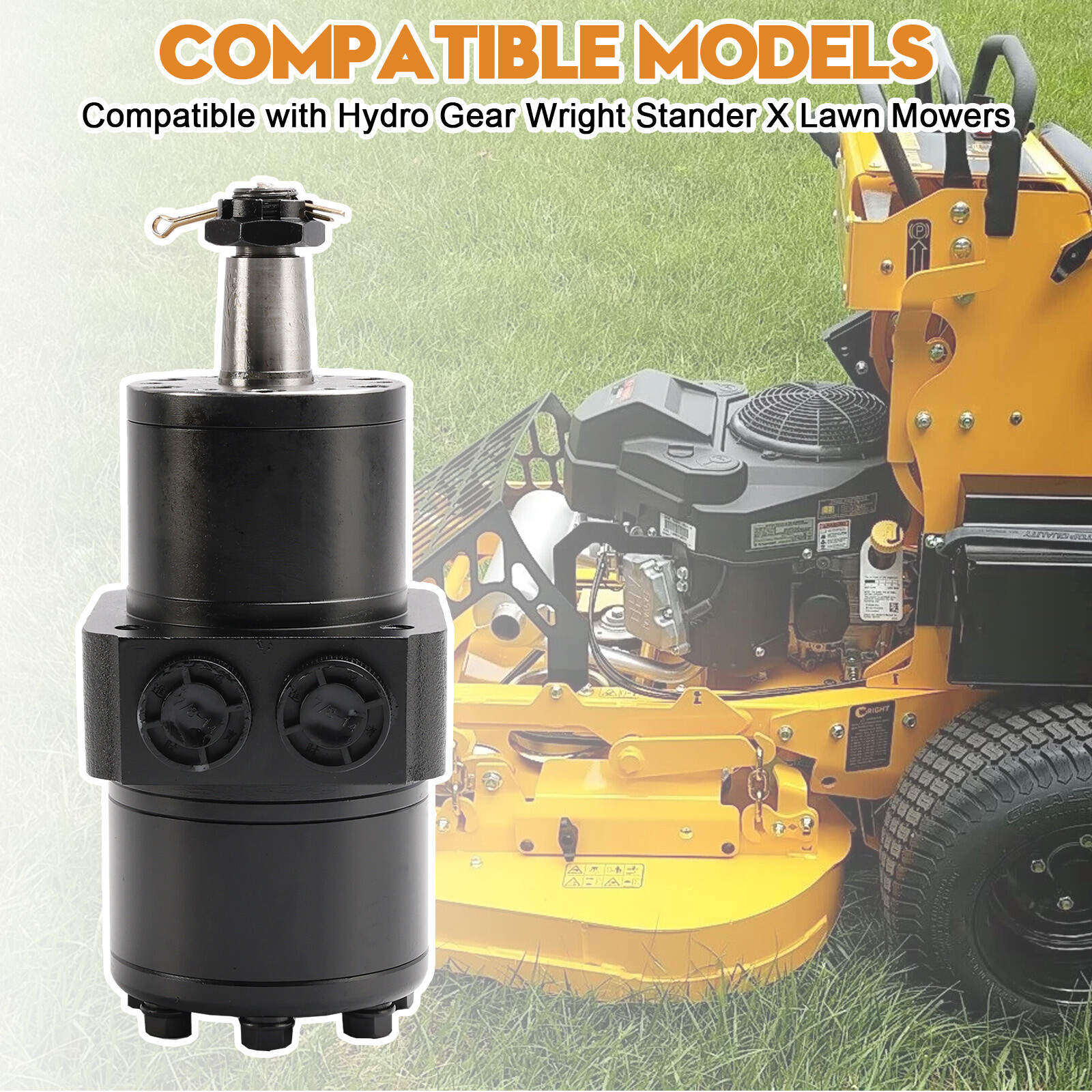 Hydro Gear Wright Stander X Lawn Mower Wheel Motor HGM-15P-7131 32410007  