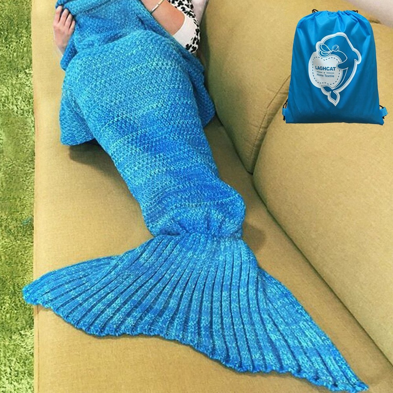 LAGHCAT Mermaid Tail Blanket Crochet and Mermaid Blanket for adultSummer Supe... eBay