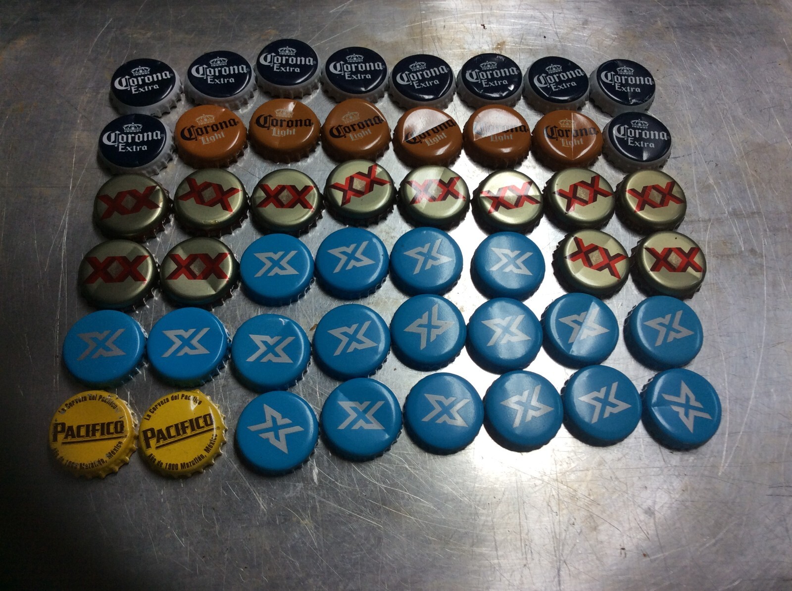 Lot of 48 beer bottle caps Corona & Dos Equus eBay