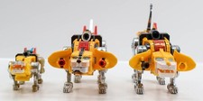 Voltron Set 3 Modellino Robot Leone Giallo #5 1981 Varie Condizioni
