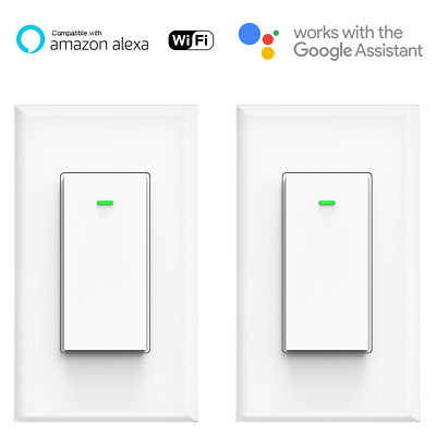 Smart WIFI Light Switch Remote Alexa Google Home Voice Control