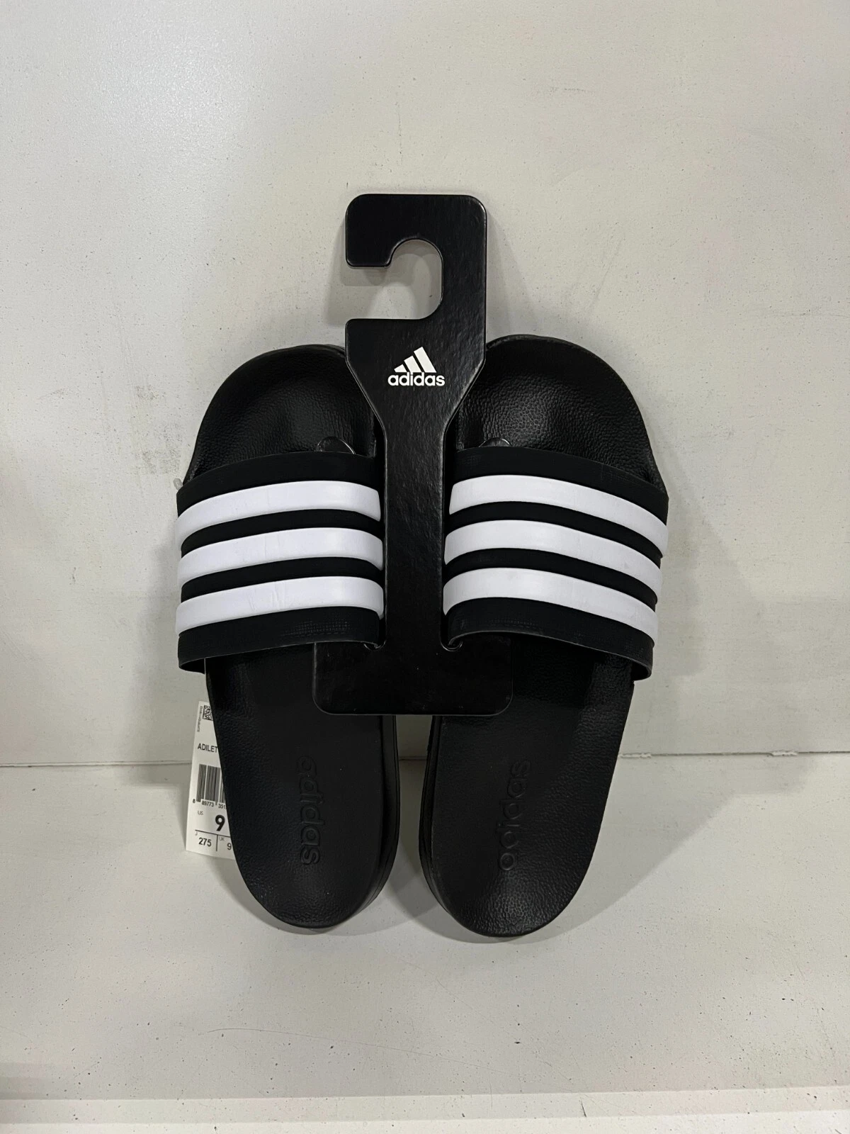 Adidas Sandalo Unisex Adulto Adilette Slides Nero Taglia 9