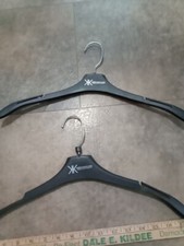 KK Kardashian Kollection L Black Coat Clothes Hanger Plastic Closet Organize