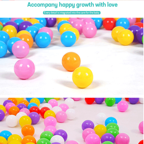1000pcs Kids Ball Pit Ocean Balls Play Plastic Soft Toy Colourful Playpen Tent - Picture 8 of 18