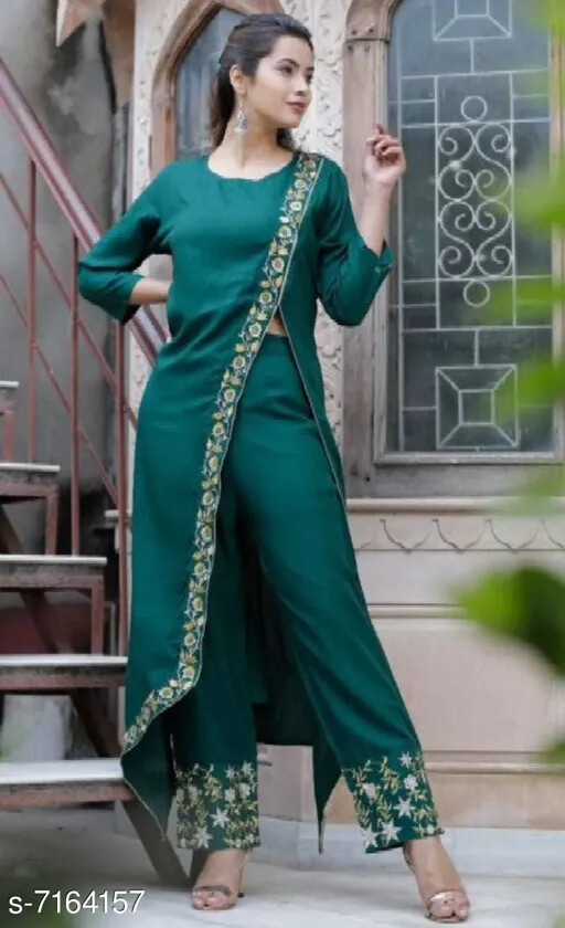 long kurti with paint