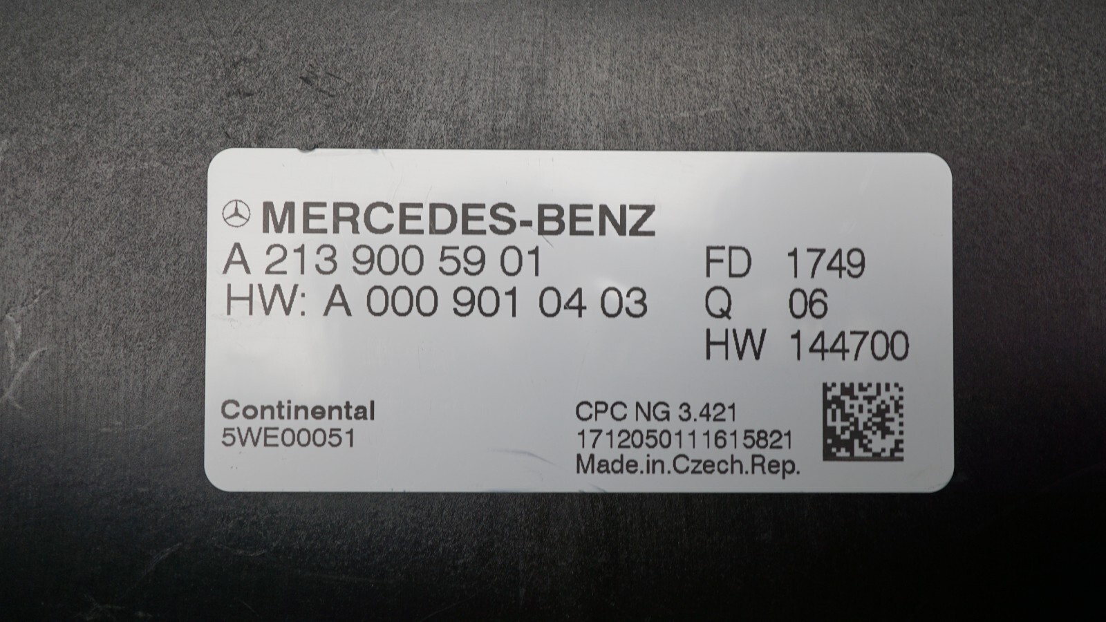 GENUINE MERCEDES BENZ W213 DRIVETRAIN CONTROL UNIT MODULE ECU