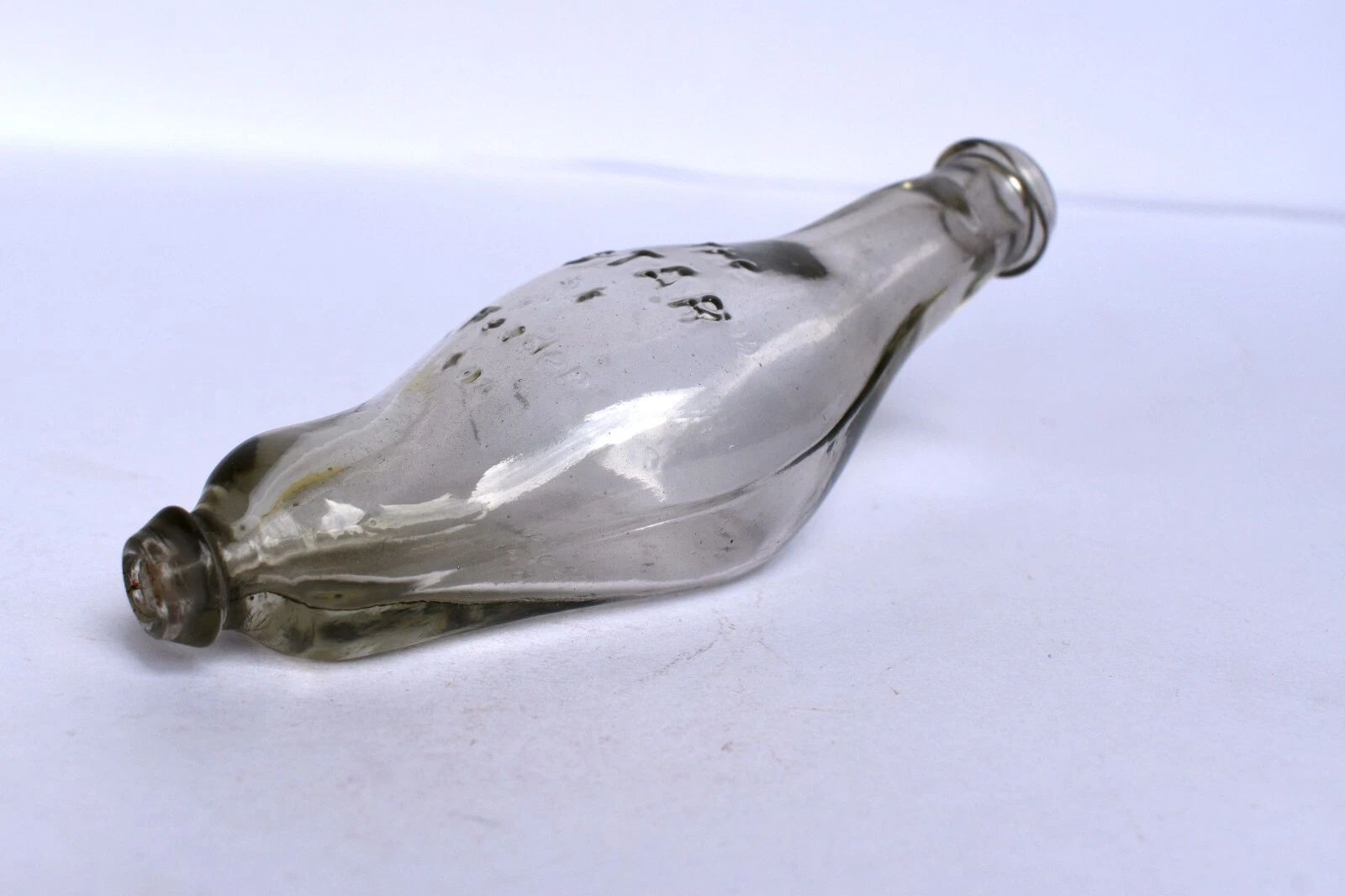 Vintage The Star Feeder Milk Bottle Baby Feeding Victoria Glass Works Howrah F64