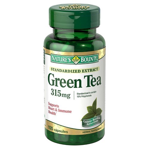 Nature's Bounty Green Tea Extract 315mg Caps 100ct 100 EA for sale
