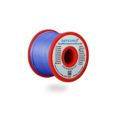 BNTECHGO 30 Gauge Silicone wire spool 50 ft Blue Flexible 30 AWG Stranded Tinned