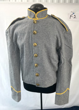 Civil War Confederate Richmond Depot Jacket with Cavalry Trim - Size 38