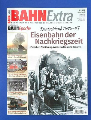Bahn Extra 2.2021 März/April  NEU + ungelesen 1A absolut TOP
