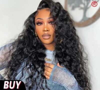 Loose Deep Wave Human Hair Wigs Glueless Wig Ready To Wear Pre Plucked  Brazilian