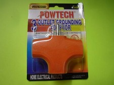 New 3 OUTLET GROUNDING TRIPLE WAY ADAPTER SPLITTER HEAVY DUTY UL LISTED