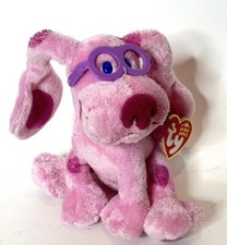 2005 TY Beanie Baby - MAGENTA the Dog (Nick Jr. - Blue's Clues) With Tags