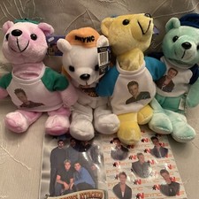 NSYNC Limited Edition Rare Bear Clubs Lance Chris JC Joey Plush Teddy Bear lot