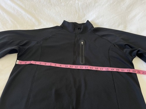 Obermeyer | Men SZ XL | Black Quarter Zip Pullover Adults | Lightweight - Picture 4 of 10