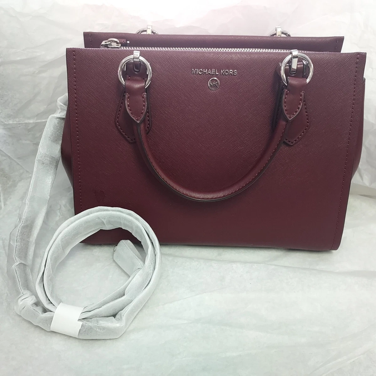 Michael Kors, Bags, Michael Kors Marilyn Medium Saffiano Leather Tote Bag