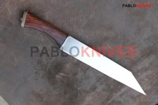 15" Rare Hand Forged J2 Steel Hunting Viking War  Tanto Knife Wood Handle