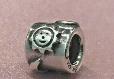 PANDORA STERLING SILVER SUN MOON STARS CHARM ✪NEW✪ 790128 RARE RETIRED  925 ALE
