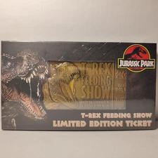 Jurassic Park T-Rex Feeding Show Limited Edition Ticket Official Replica Prop