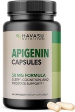 Hav Apigenin 50mg Non-GMO Sleep Supplement for Men Supports Sleep Cognition 60ct