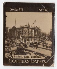 1900s Uruguay Photo Tobacco Card - Cigarrillos Londres S14 #25 Piccadilly Circus