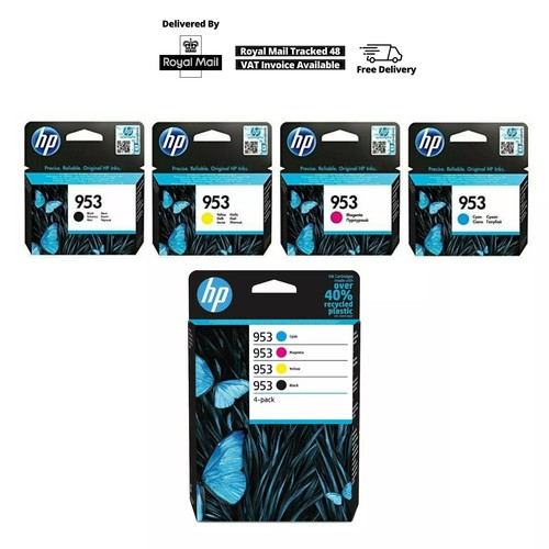 HP953 C/M/Y/K Original Ink Cartridges For HP OfficeJet Pro 7730 8710 8728 Lot - Picture 1 of 7