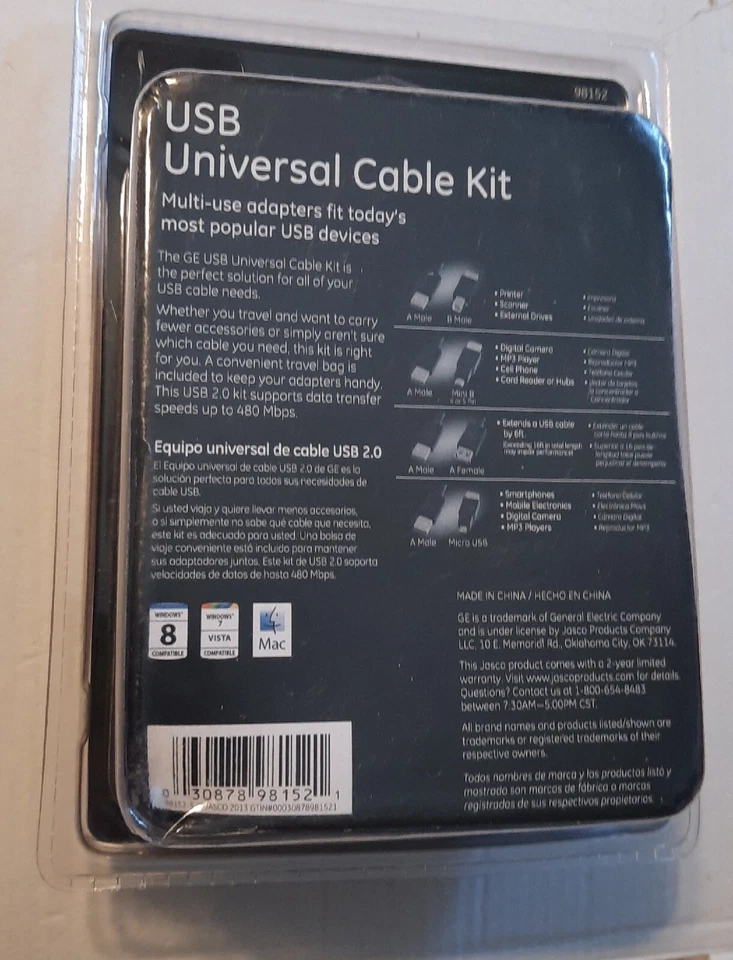 Kit de cable universal GE USB Foto 2 de 2
