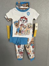 Paw Patrol Boys' Pajama Set 4-Piece Cotton Sleepwear Set