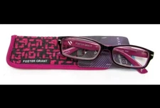 Foster Grant Reading Glasses Adella Pink +1.50  NEW!!