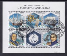 2020 200th Anniversary of the Discovery of Antarctica, CTO Mini Sheet