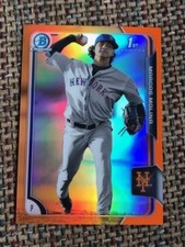 MARCOS MOLINA Mets 2015 Bowman Chrome ORANGE REFRACTOR #21/25 insert rookie
