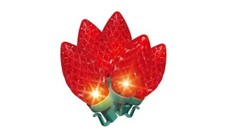 Holiday Time 400-Count Red Diamond-Cut C9 LED Christmas Lights, 238 Feet