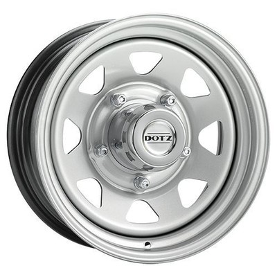 1x DOTZ DAKAR DARK 4x4 schwarz/silber 7.0Jx16 6x139.7 ET13
