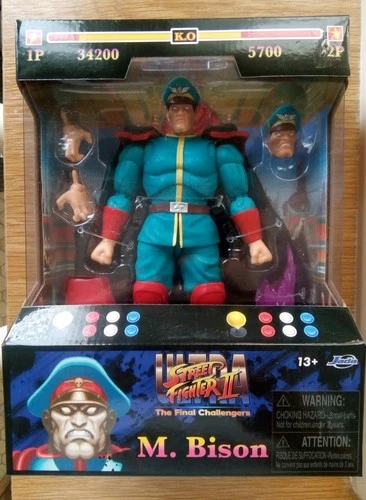 Jada Ultra Street Fighter 2 M. Bison Final Challengers Player 2 Figure