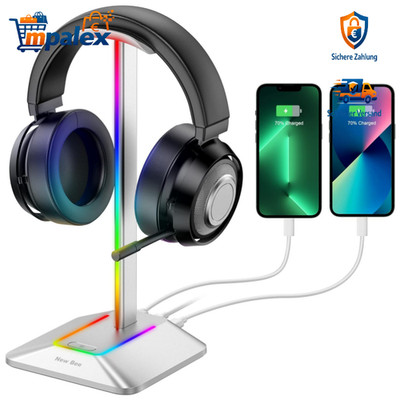 RGB Kopfhörerhalter New Bee Z8 Universal Kopfhörerständer USB-C USB