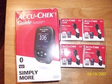 Accu-Chek Guide System monitorowania glukozy we krwi. EXP:2024..00 PASKÓW TESTOWYCH EXP:23