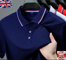 Men's Casual Polo Shirt 2025 - Short Sleeve Solid Colour Summer Top