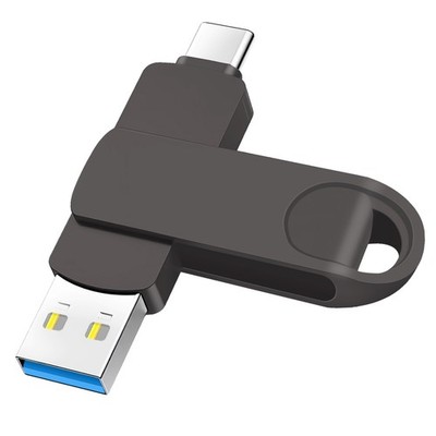 Type C Flash Drive 512GB 2 in 1 OTG Type C/USB-A  Memory Stick Pen Drive for PC