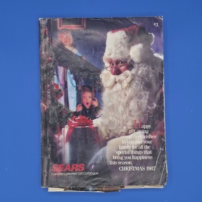 SEARS Canada Christmas 1987 Catalogue Book