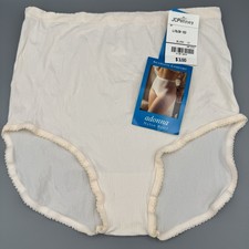 New ADONNA Womens Nylon Blush Brief Panties OLD STOCK Vintage L/XL 8-10