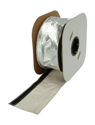 Design Engineering 010487B50 2-1/2'' x 50ft Spool Aluminized Sleeving for Ulti...
