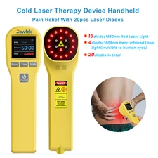 Handheld Cold Laser Therapy Device For People Back Pain Relief 880mW 20 Diodes